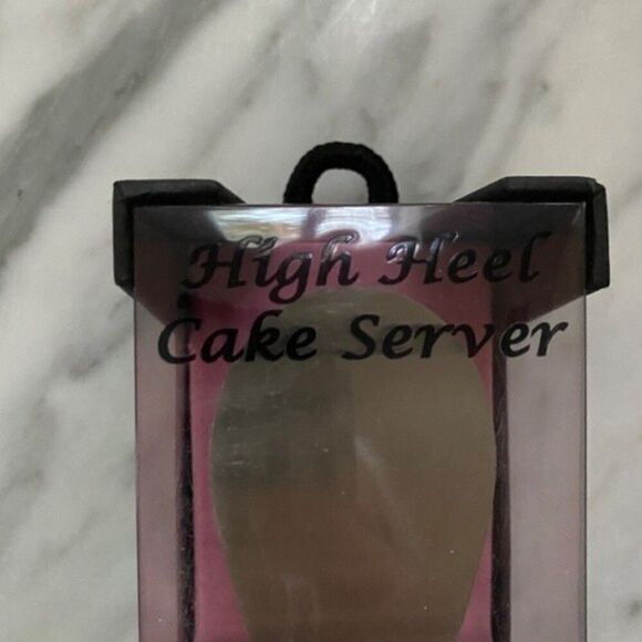 Wild Eye Design Stainless Steel High Heel Cake Server New - Picture 3 of 9